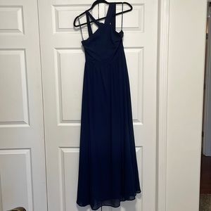 Lulus Navy Bridesmaid Dress Full Length